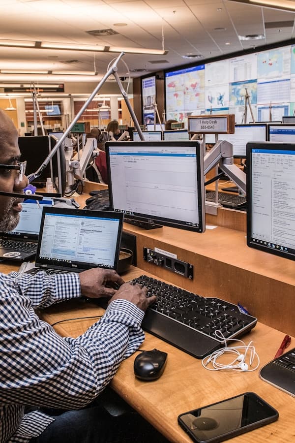 Close-up of an ear with hearing technology